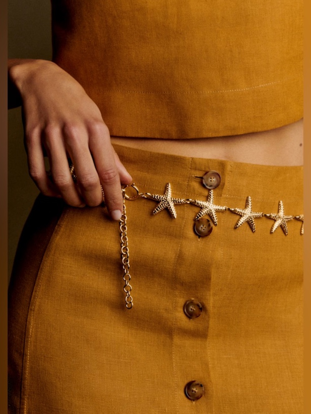 SEZANE SALVADOR BELT. 75CM